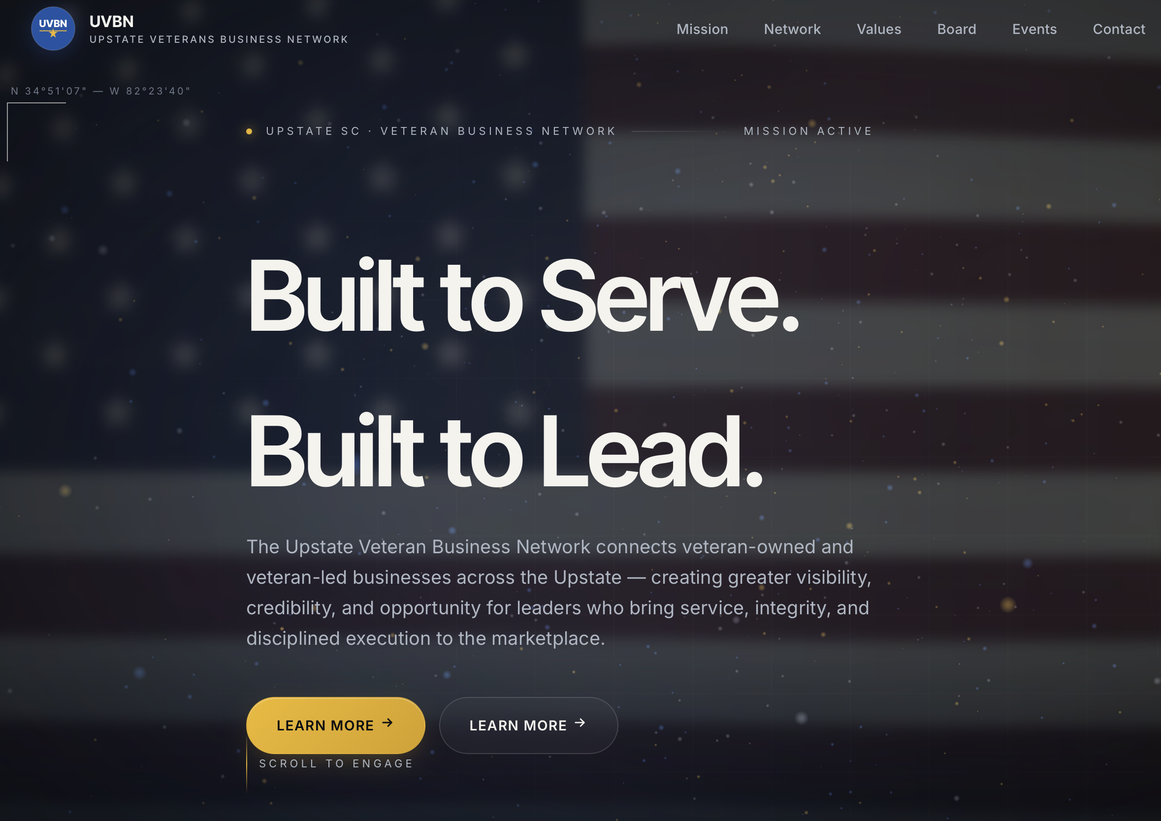 Upstate Veterans Business Network website